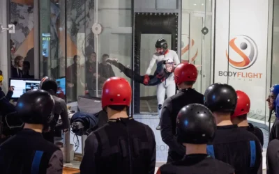 Indoor skydiving som 30 års present